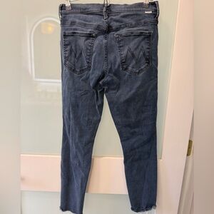 MOTHER Faded Blue Denim Jeans